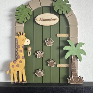 Porte petite souris safari version girafe