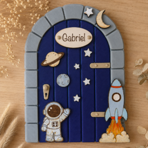 Porte petite souris personnalisée thème espace