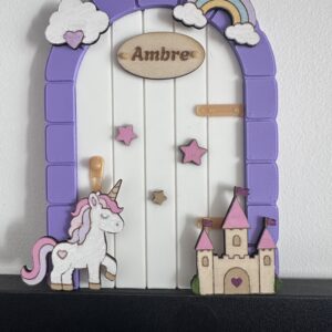 Porte petite souris - Thème Licorne