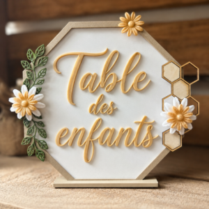 Numéro de table des enfants